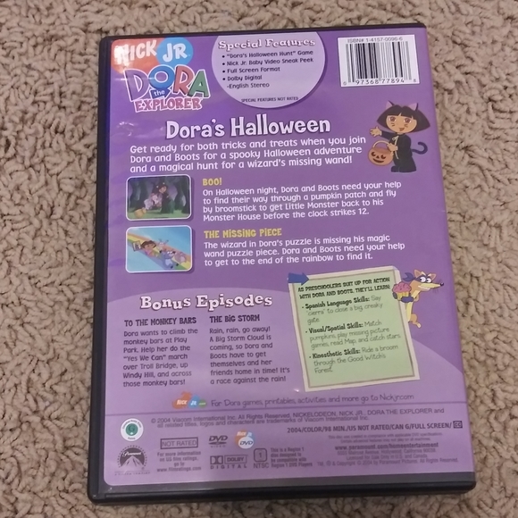 Dora the Explorer : Dora's Halloween DVD - Picture 3 of 3